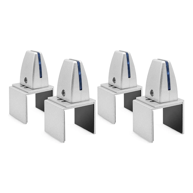 

6 Pack Silver Sneeze Guard Clamp Support Office Desk Partition Holder Adjustable Table Securing Screen Clip