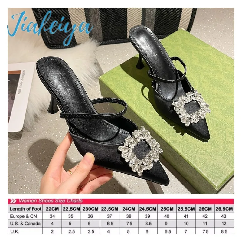 2022 ladies new high heels pointed toe black stiletto soft and comfortable trend all-match Baotou women's shoes | Обувь