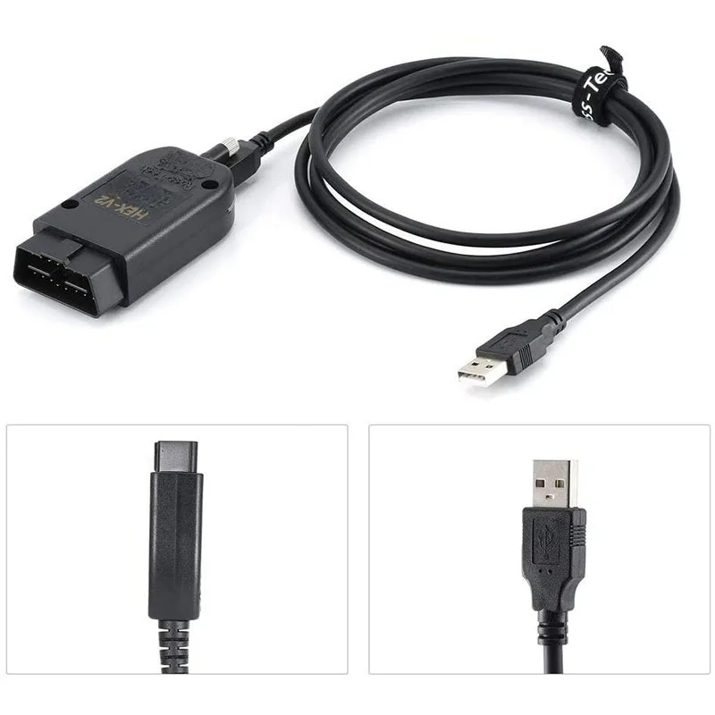 Фото REAL 5053 True 2nd Gen HEX V2 VAGCOM VCDS Интерфейс STM32F429 Многоязычный диагностический кабель для автомобилей №4