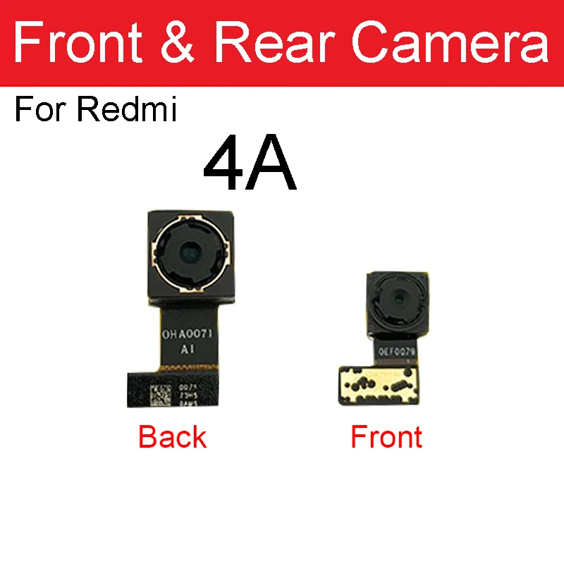 Фото Модуль передней и задней камеры для Xiaomi Redmi 4 4A 4X Pro, для Note 4X Pro, основная камера, гибкий кабель, запасная часть №3