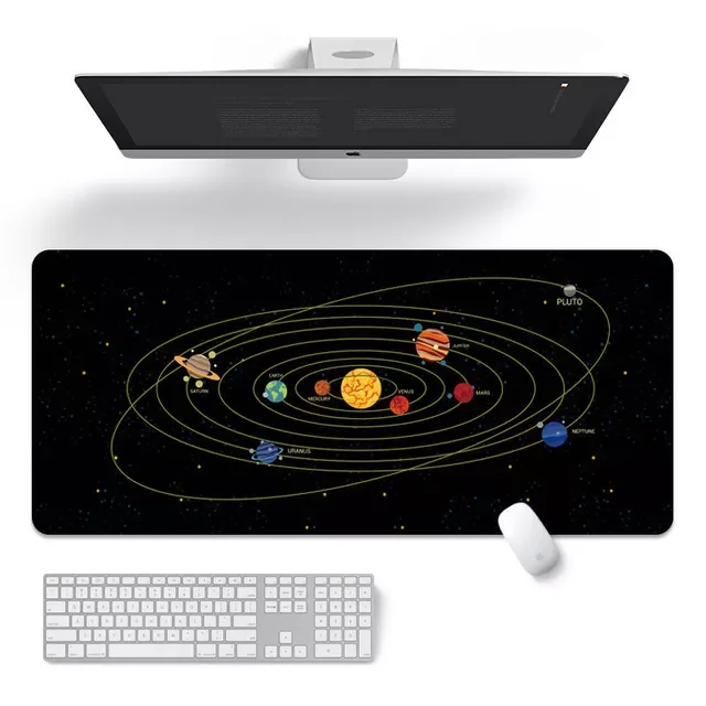 

2023NEW Large Mouse Keyboard Pads Universe Starry Sky Family Laptop Gamer Rubber Mouse Mat Mouse Pad Desk Gaming Mouse Pads Cup