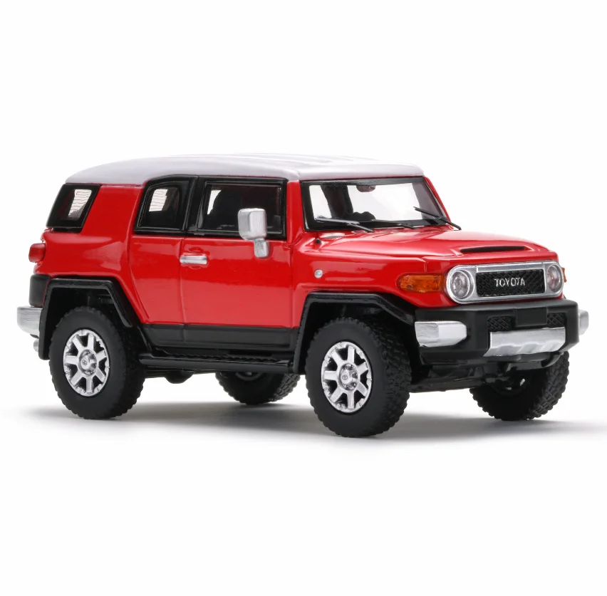 Фото Новая оригинальная модель автомобиля MASDI 1/64 Toyota FJ Cruiser, литая модель из сплава, таинственная коробка, имитационная модель автомобиля, настольное украшение, игрушка для мальчика, подарок №4