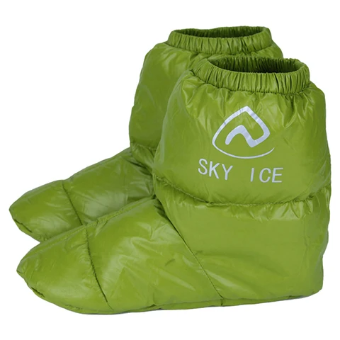 Пуховые пинетки, теплые мягкие ветрозащитные тапочки для сна, зимняя домашняя обувь, женские и мужские пуховые пинетки, теплые носки, сверхлегкие носки для сна