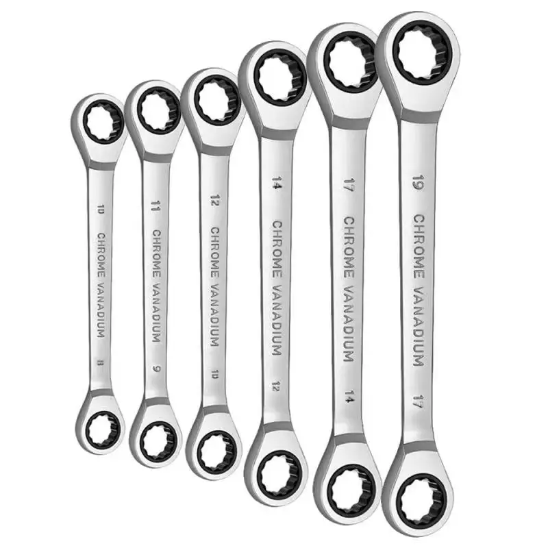 

Гаечный ключ с двойной головкой, комплект инструментов из хромованадиевой стали, 72 дюйма, 8-19 мм