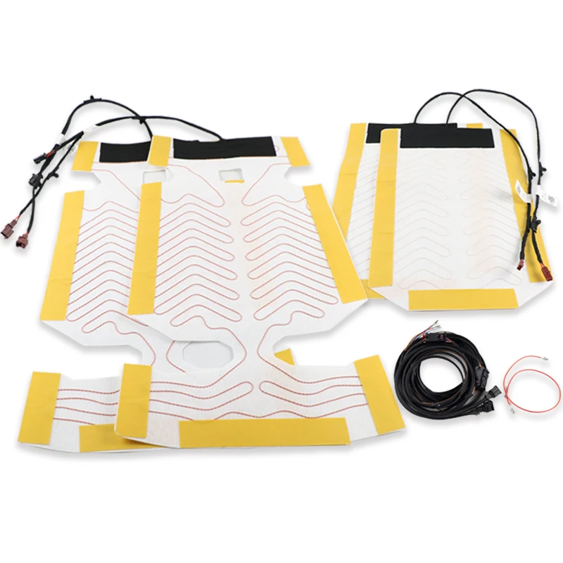 

Комплект подогрева сидений для VW Golf 7 MK7, Passat B8, Tiguan MK2, T-Roc (OEM): Накладки на передние сиденья с подогревом, блок управления, проводка, переключатель подогрева