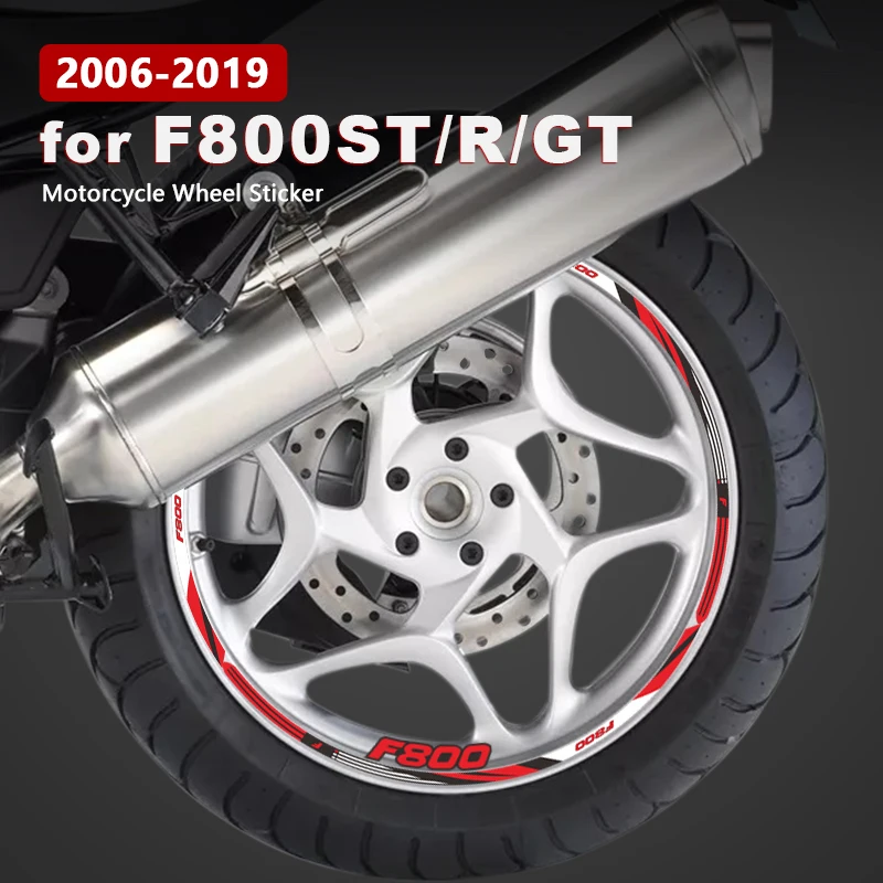 Motorcycle Wheel Sticker Waterproof Rim Decal F800ST Accessories for BMW F800R F800GT F800S F800 F 800 R ST GT 2006-2019 2018