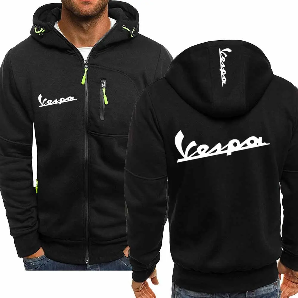 

Куртка мужская с логотипом Verpa, модная повседневная толстовка с капюшоном, на молнии, с длинным рукавом, в стиле хип-хоп, Харадзюку, весна-осень