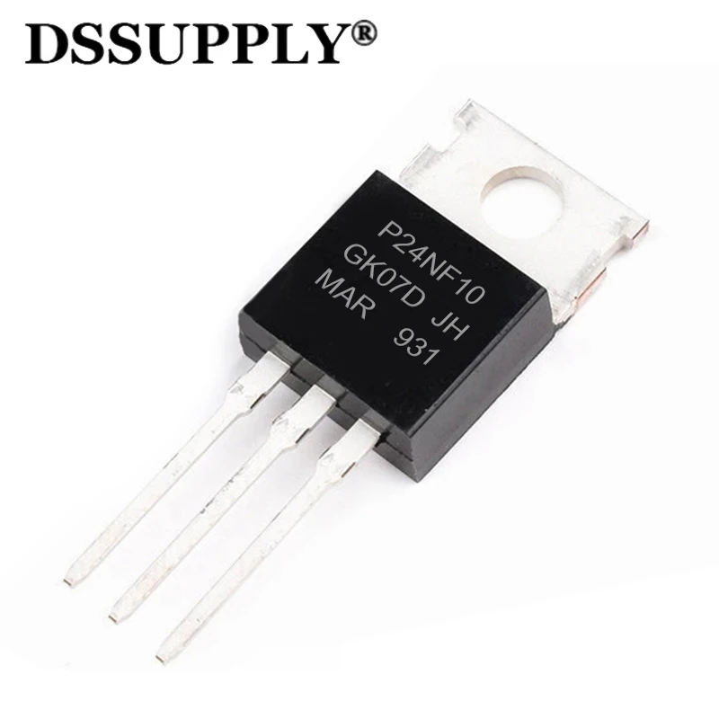 Микроконтроллеры STP24NF10 P24NF10 TO-220-3 MCU, микроконтроллеры, микросхемы памяти, интегральные схемы, 5 шт.
