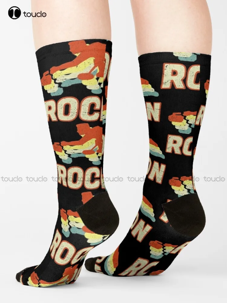 

Мужские Винтажные спортивные носки Rock On Flat в стиле ретро