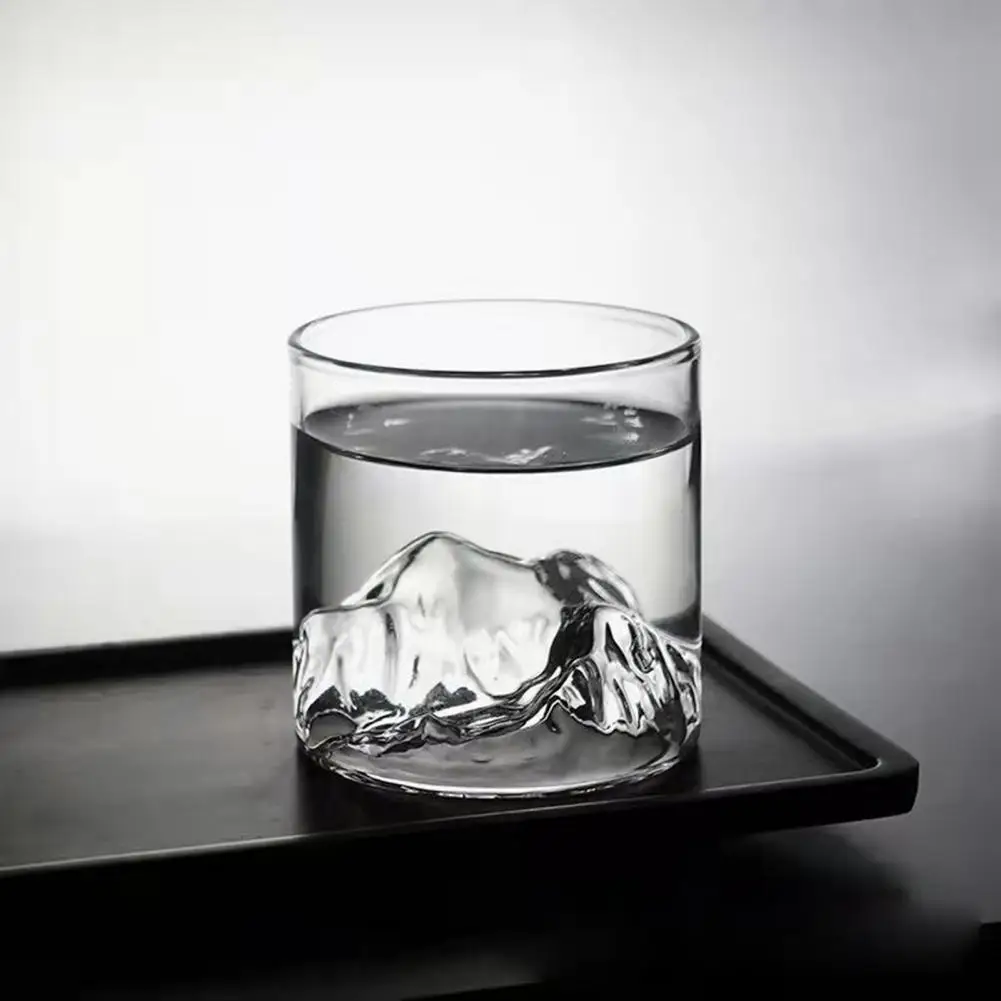 

200/300ml Whiskey Glasses Unique Exquisite Workmanship Mount Craft Premium Fashion Drinking Glass for Scotch Lovers