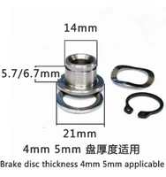motorcycle brake disc floating disc stainless steel live rivets free disassembly and assembly motorbike accessories