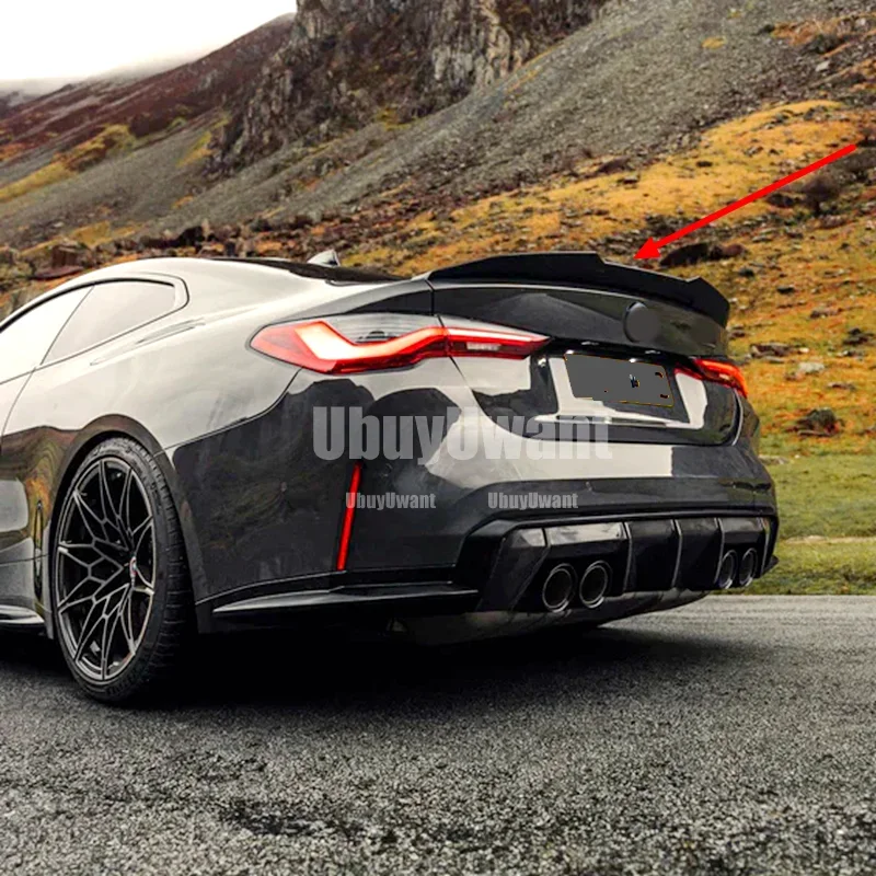 Автомобильный спойлер для BMW 4Series G22 Coupe/G82 M4 PSM Стиль из настоящего углеродного
