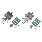 Модная новинка, застежка в форме робота, закручивающийся замок, закручивающиеся замки, металлическая фурнитура, DIY ремесло, сменная сумка, сумка на плечо, сумочка, аксессуары