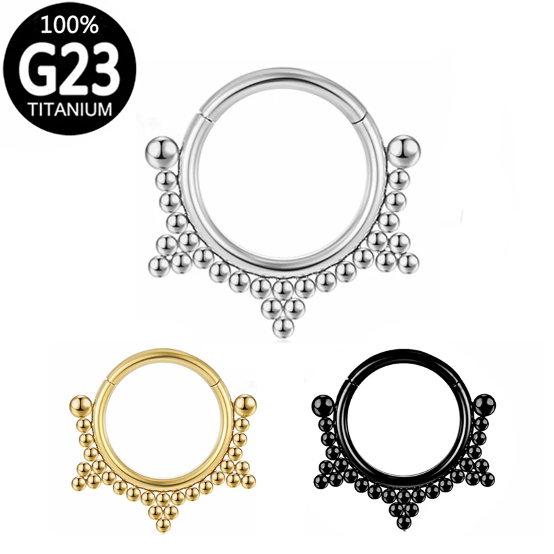 

Nose piercing body Jewelry Titanium piercing septo sexy nose ring Ear Helix piercing goth Women's accessories Surgical steel