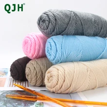 5Pcs 100g/ball DIY Soft Thick Wool Yarn - Yarn for baby - Sport weight yarn - Soft wool - Knitting yarn - Yarn for blanket