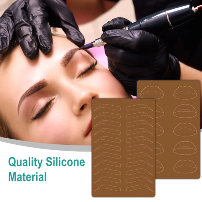 

Microblading Practice Skin Eyebrow Microshading Latex PMU Supplies Kit Tattoo