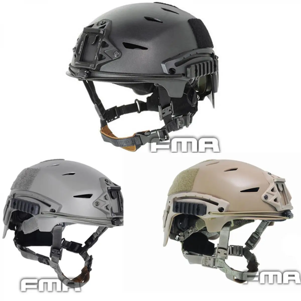 Защитный шлем FMA EXF для страйкбола тактический уличный многофункциональная
