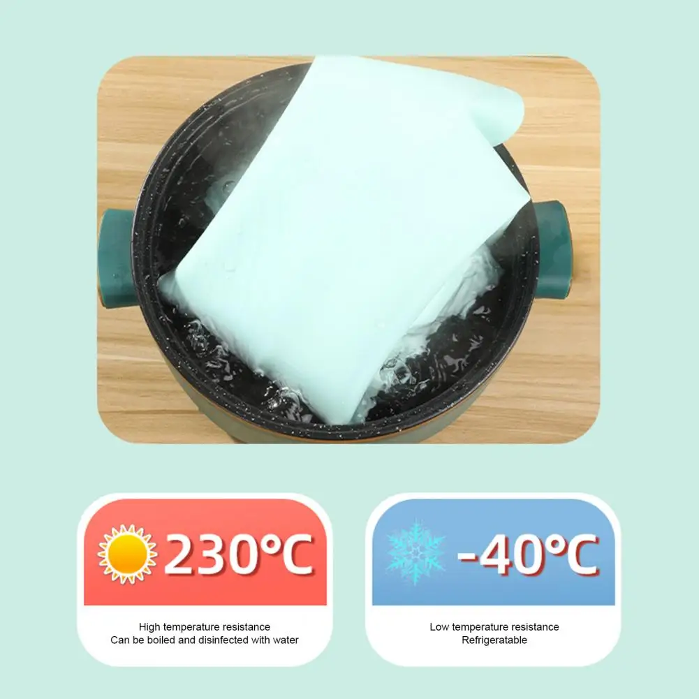 

Non-stick Silicone Mat Premium Silicone Kitchen Mats Set Non-stick Baking Dough Rolling Mats with High Edges for Extra for Easy