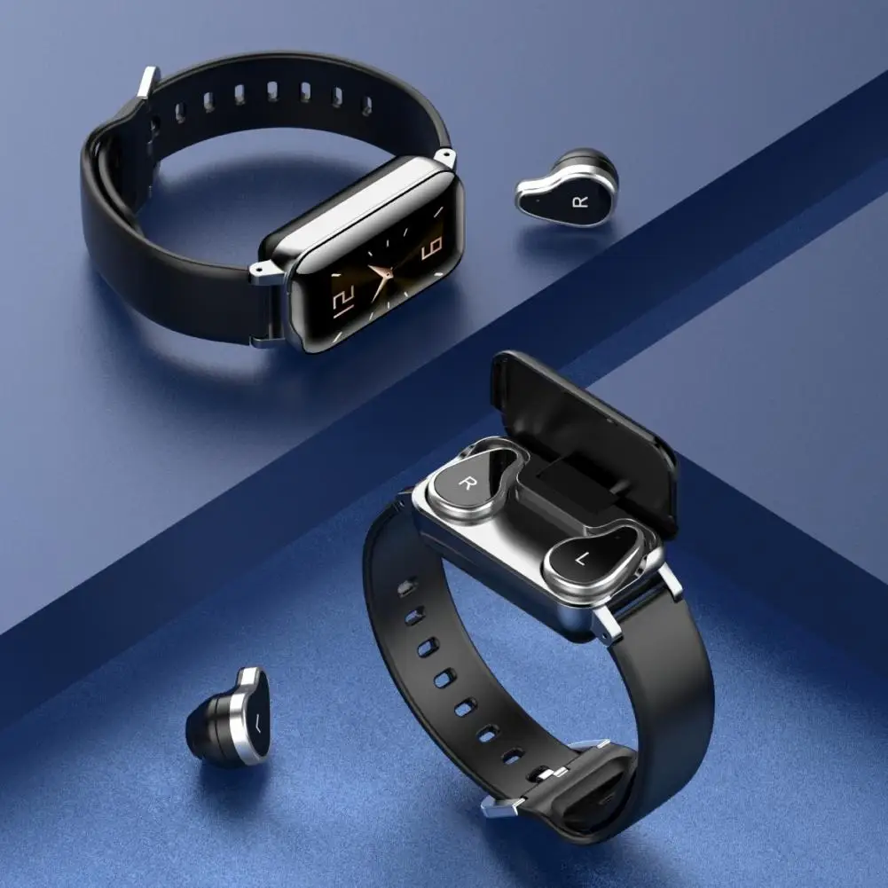 OERSEN T89 Pro 2-in-1 TWS Wireless Bluetooth Earphone Smart watch Waterproof Touch Control Heart Rate Monitor Sport Watch