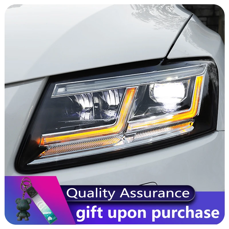 Пара автомобилей модифицированная для Audi Q5 2008-2018 ксеноновая передняя лампа