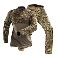 tactical uniforms men rip stop camouflage military clothing sets hunting airsoft paintball multicam cargo pant combat shirt