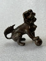animal sculpture lion small ornaments home craft decoration antique collection fine workmanship