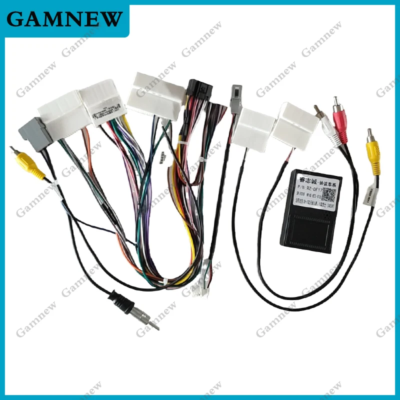

Автомобильный 16-контактный адаптер проводки Gamnew Canbus Box Decoder Android, кабель питания для Nissan Pathfinder 2011 2014