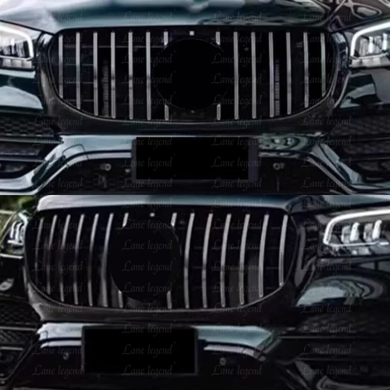 Новый стиль GT для Mercedes Benz GLS Class X167 2024 GLS400 GLS450 GLS580 решетка переднего бампера
