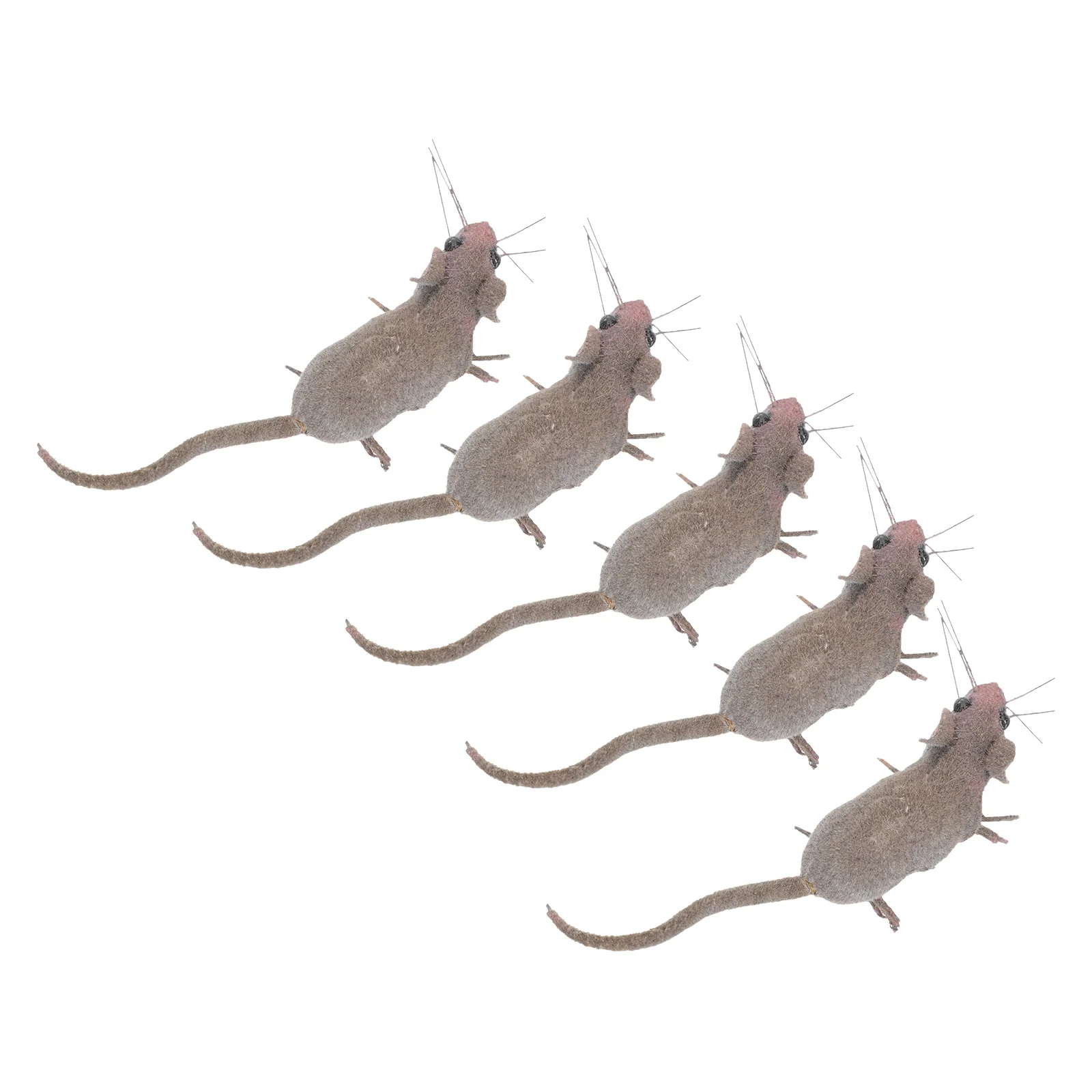

5pcs Micro Landscape Mice Decor Model Garden Decor Plastic Insects Adornments