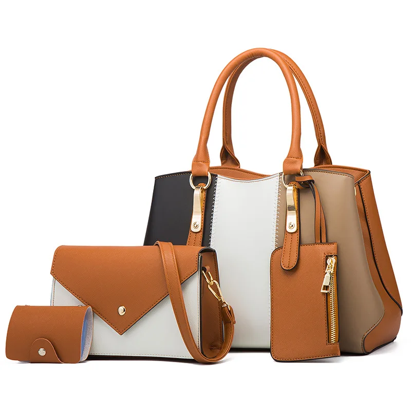 

G15 #4 шт. роскошные женские сумки, кошелек, сумка-мессенджер на плечо, женская сумка-тоут через плечо, кошелек для монет, женский клатч