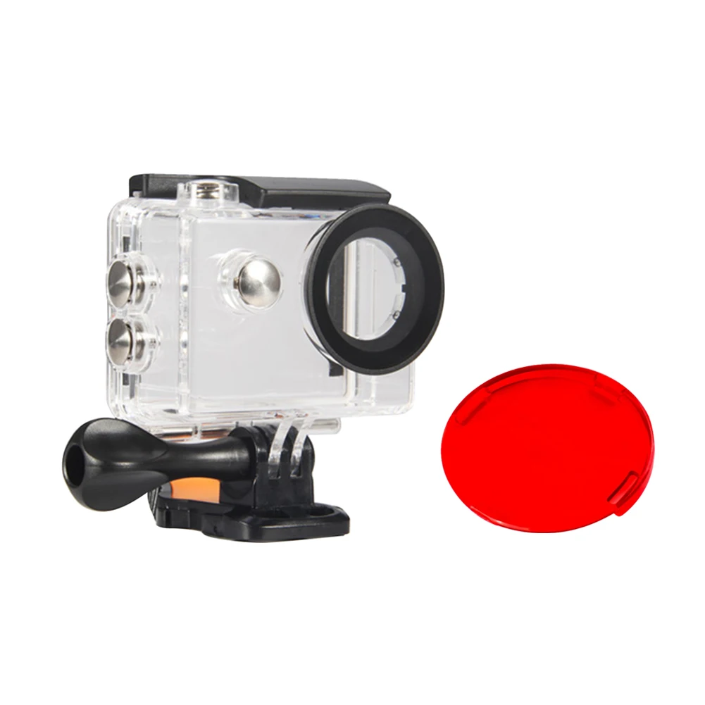 Прочный спортивный корпус с красным фильтром водонепроницаемый чехол