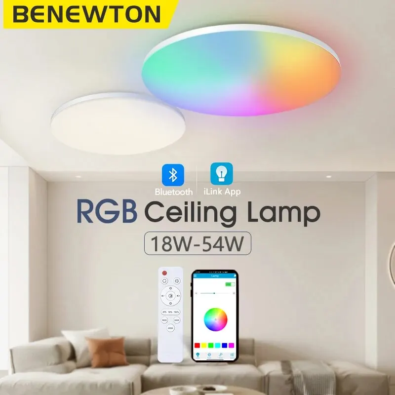 Marpou умный потолочный светильник RGB CCT APP Control 370 мм 300 18-54 Вт 220 В окружающий свет для