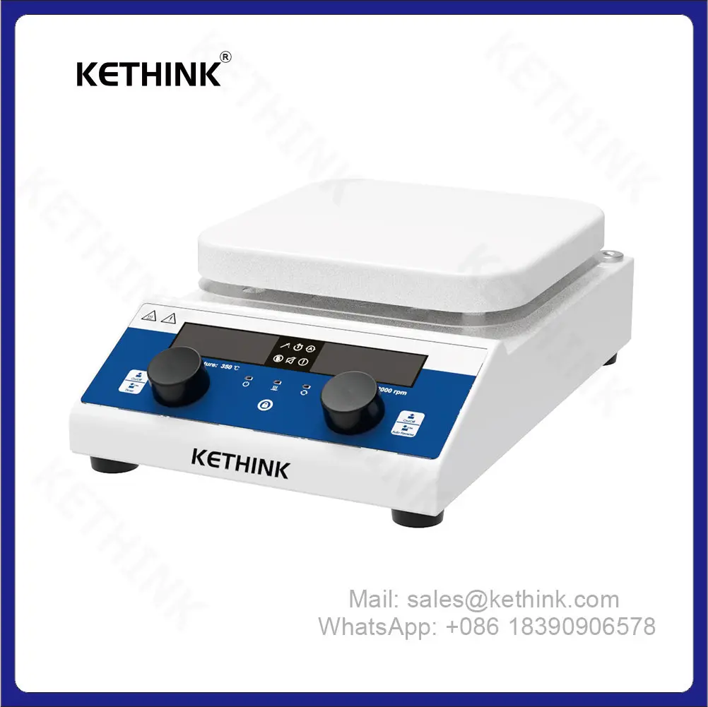 KETHINK KT-MS800-Pro Лабораторная магнитная мешалка с подогревом скорость вращения 20 л