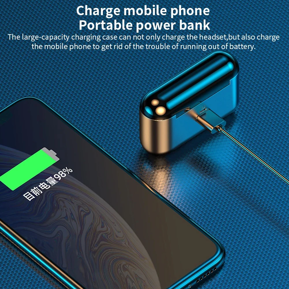 Беспроводные наушники для Xiaomi Poco F3 NFC F2 Pro F1 M3 M2 X3 X2 C3 C2 Redmi 10A 9A 10 9 8A двойные с