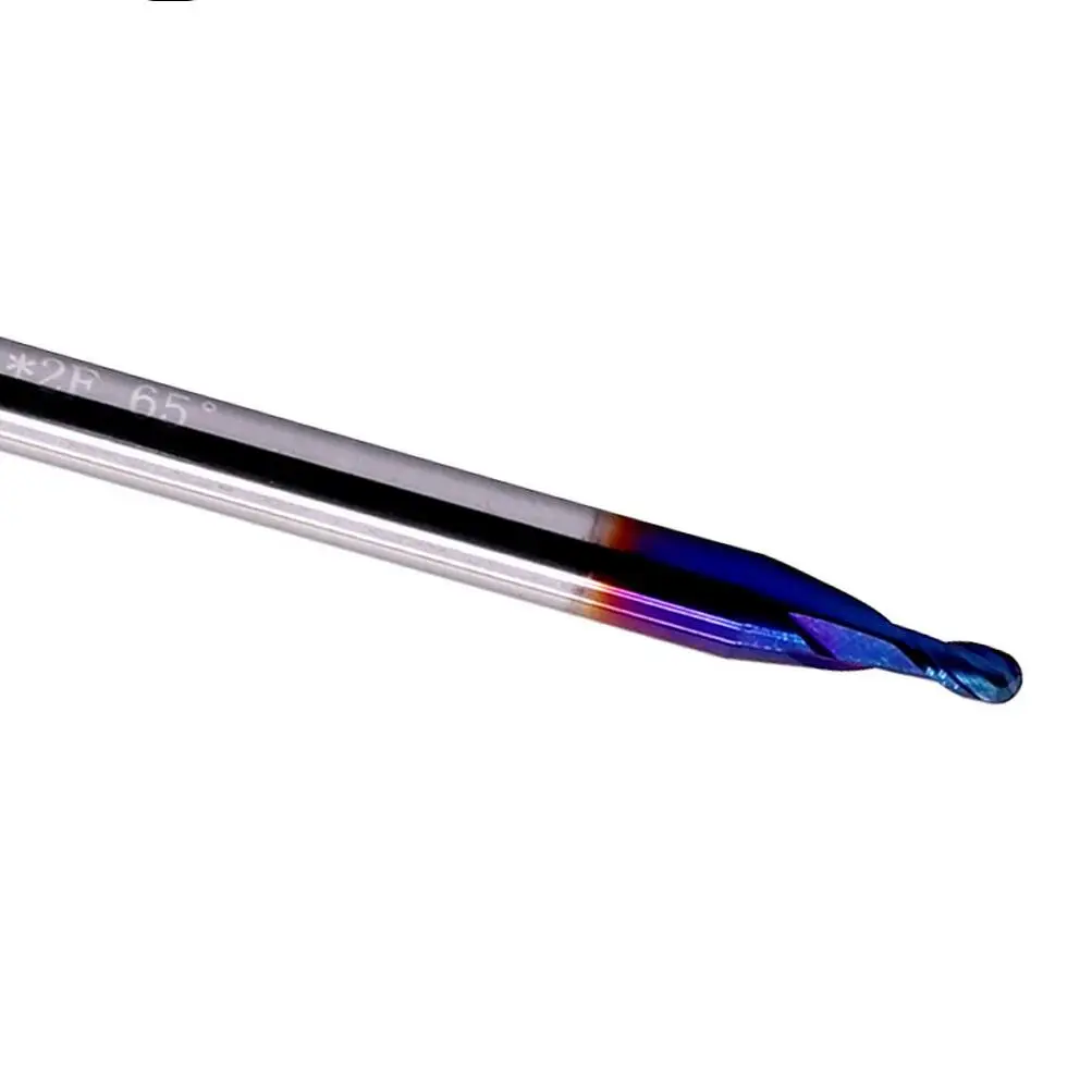 1 шт. 2 фрезы резка HRC65 мм 3 4 5 фрезерная обработка спиральная фреза из вольфрамовой