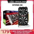 Оригинальная видеокарта JINGSHA GTX960 4 Гб 128 бит GDDR5, графические карты для NVIDIA, карты VGA Geforce GTX 960 Hdmi Dvi Game