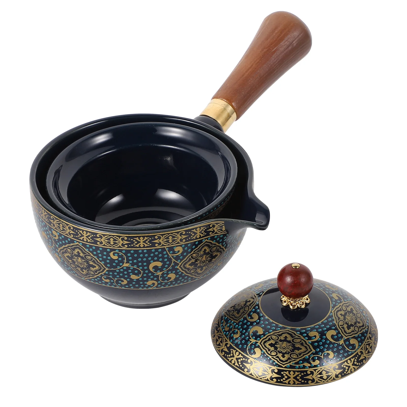 

Tea Teapot Ceramic Pot Kettle Loose Leaf Handle Side Infuser Maker Porcelain Teaware Teapots Chinese Pots Set Retro Handheld