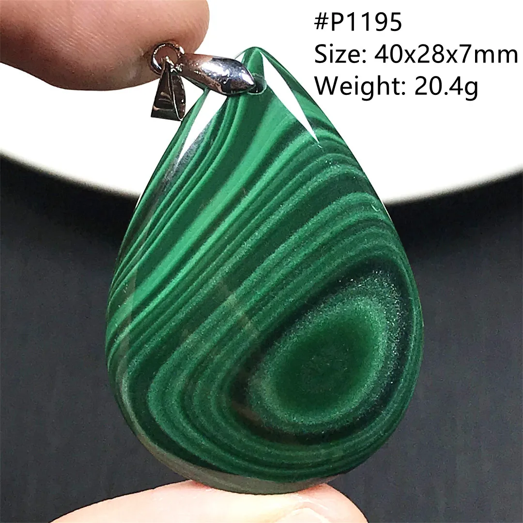 Кулон из натурального зеленого малахита для женщин и мужчин подарок лечебный