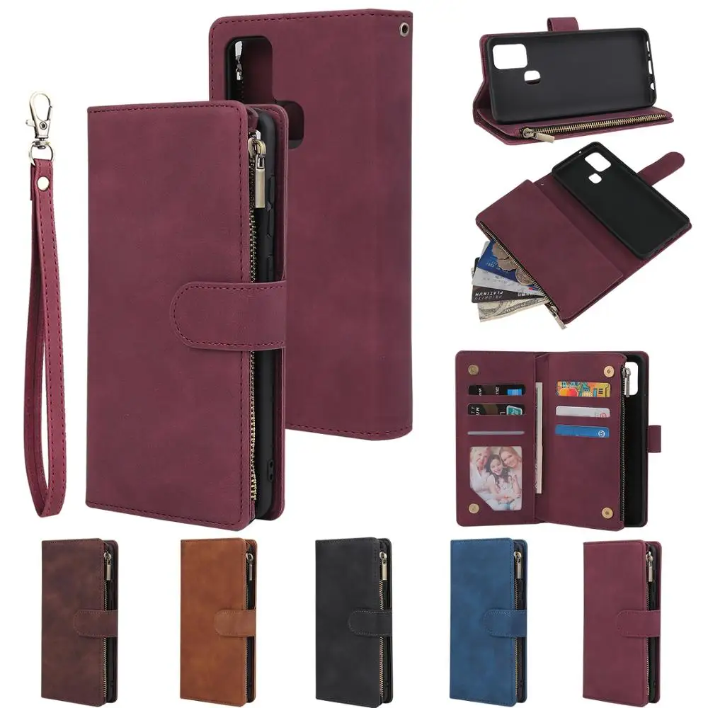 

Flip Wallet Case For Samsung Galaxy A21S A20S A10S A51 A71 A81 A91 A50 A70 A40 A41 A01 A10 A20 Case Stand Cards Holder Funda