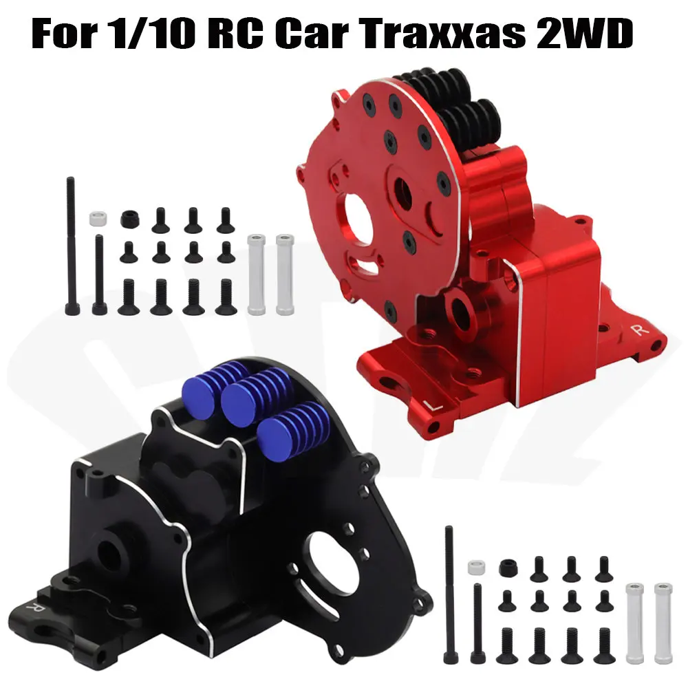 Aluminum Alloy Gearbox Cover Replacement Transmission Gearbox Case Cover For Traxxas Slash 2wd Rc Car Upgrade Parts