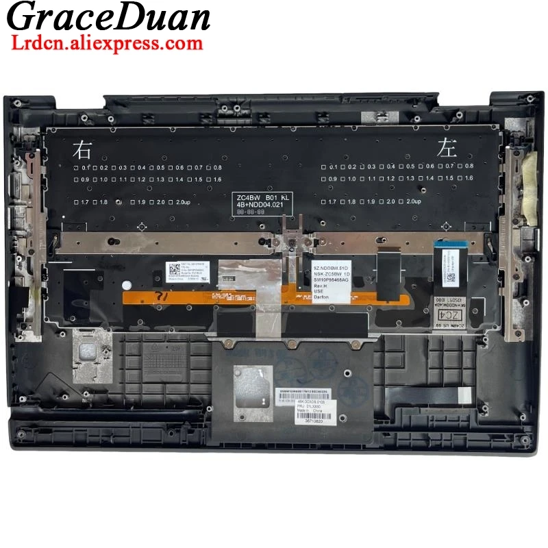 GR греческая черная клавиатура верхний корпус Подставка для рук чехол Lenovo Thinkpad X1