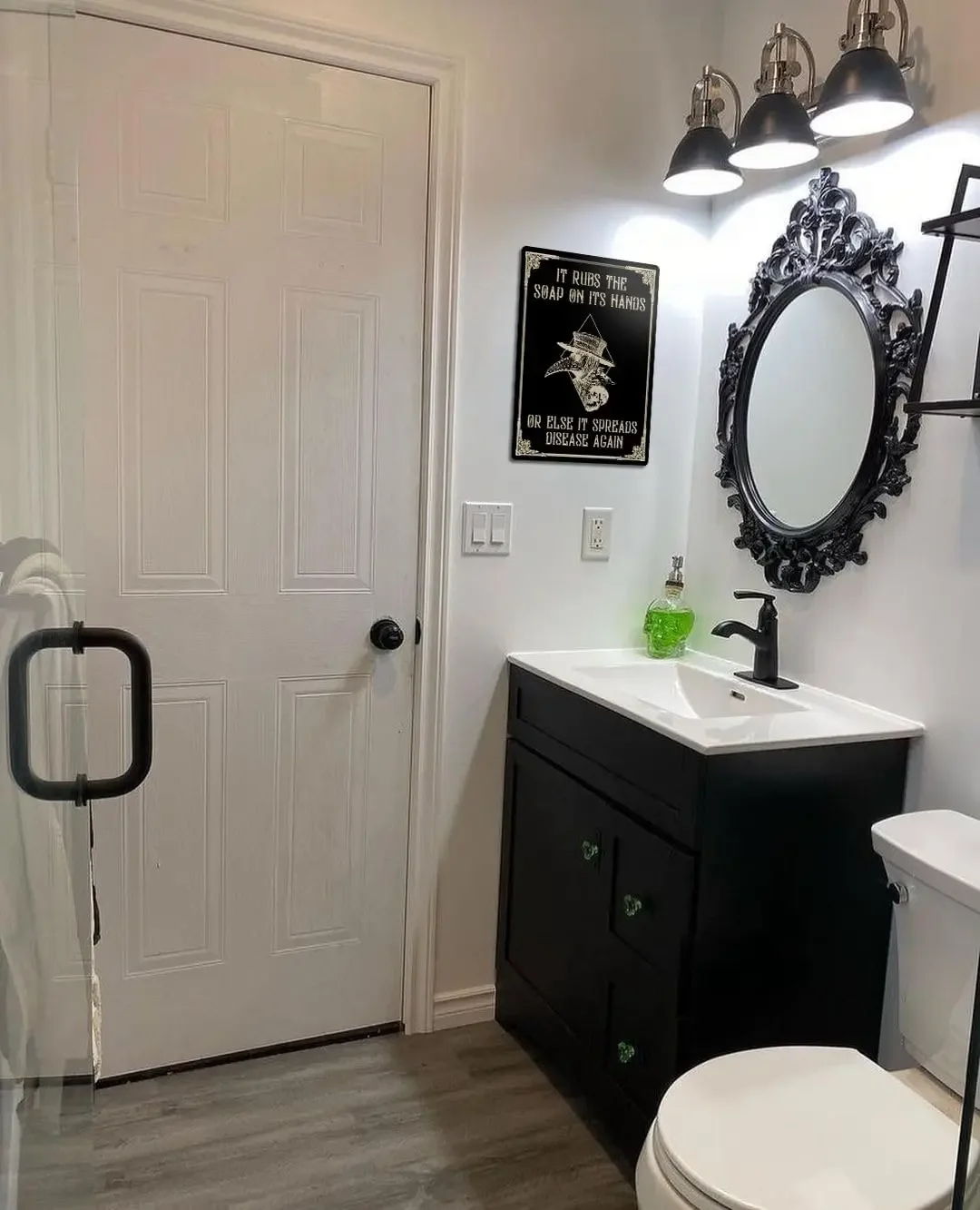 1 шт. жестяная вывеска Flinelife Plague Doctor Wash Your Hands 8 X 12 готический декор для ванной