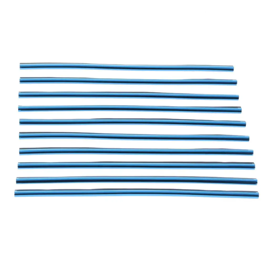 

2x10 шт./компл. Автомобильная хромированная решетка для вентиляционного отверстия кондиционера