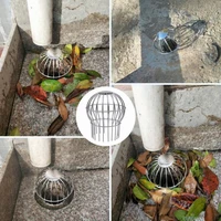 anti clogging network cable cover floor drain downspouts leaf strainer filter moss pipes debris branches clogging from prev t8s6