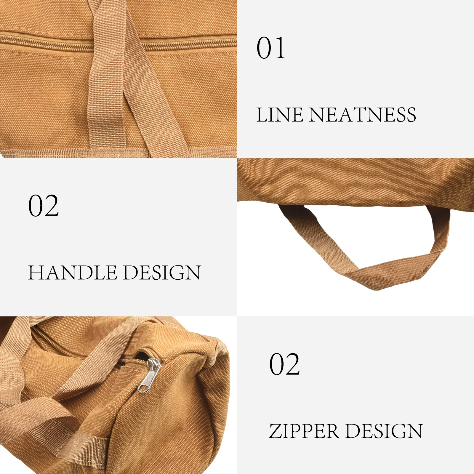 

Outdoor Camping Canvas Storage Bag Tool Bag Tableware Bag Travel Tool StorageBag Tear-resistant Outdoor Camping Tool Storage