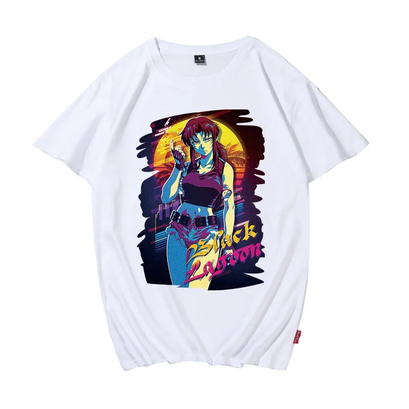 

Anime Harajuku Tee T-Shirt Women's Street Summer Cotton Short Sleeve Top All-match Casual Sports Top Unisex T-Shirt