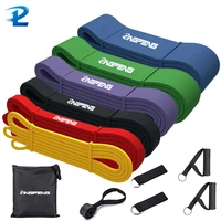 durable 208cm stretch resistance band sports expander heavy duty pull up straps powerlifting loops for training and workout