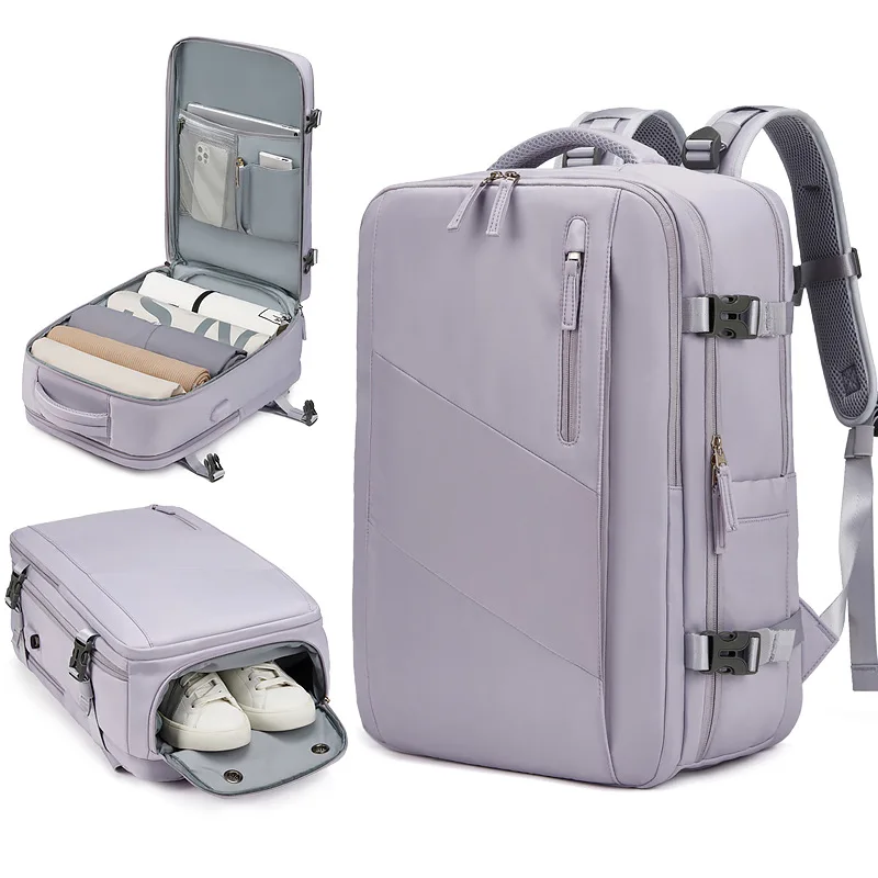 

Oxford Cloth Backpack Women Outdoor Travel Waterproof Student Bag USB Charging Laptop Backpack Business Leisure