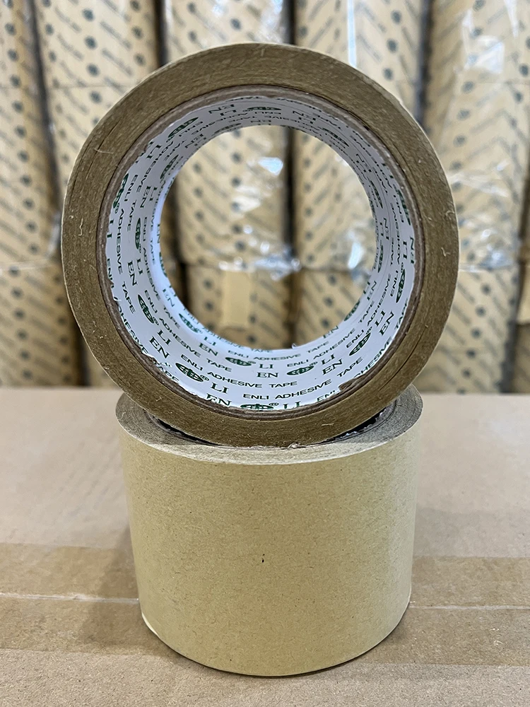 

Resistance To High Temperature Kraft Paper Tape Sealing Self Adhesive Tape Mounting Album Photo Frame Paper Tape Waterproof