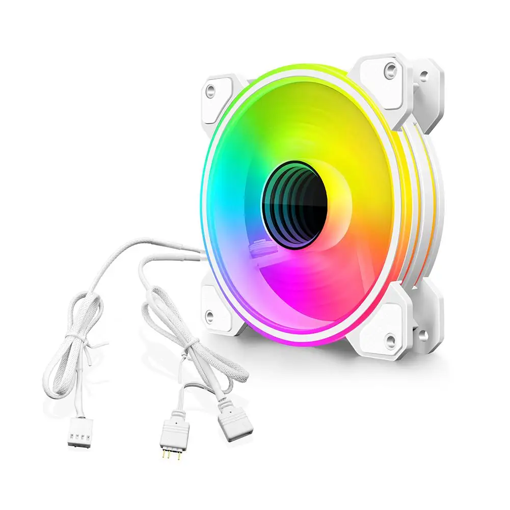 

5v 120mm Pwm Fan PC Fans Computer Case Fan RGB Fan Gaming PC Cooling Fan 120mm Case Fan for Computer Case